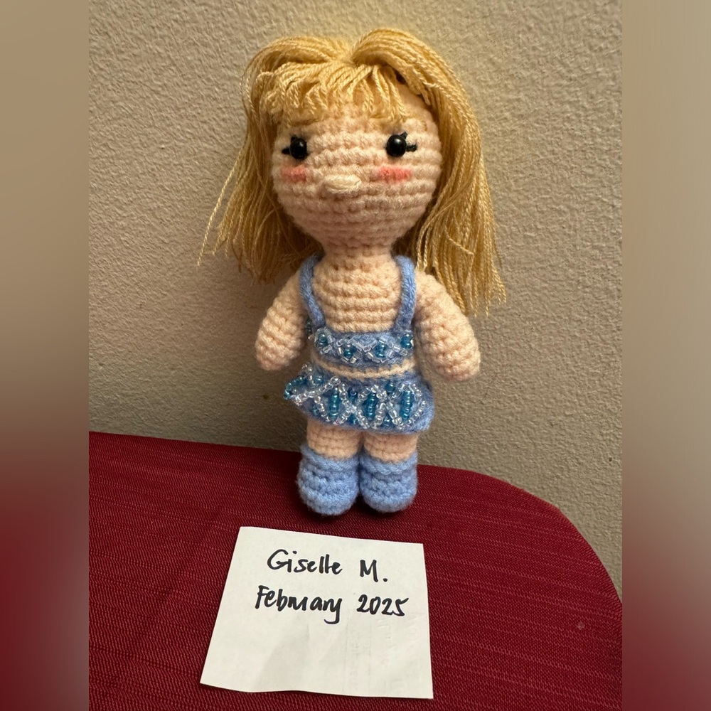 Taylor swift eras tour crochet doll
